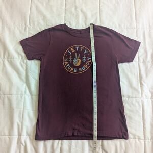 Girls jetty short sleeve t-shirt burgundy